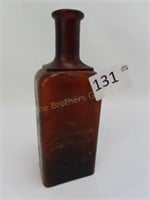 Van Antwerp's Amber Medicine Bottle, Mobile, AL