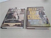 Alan Doyle & Billy Ray Cyrus Hardcover Books