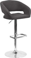 Barstool with Mid-Back and Foot Rest