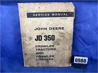 Service Manual: John Deere JD 350 Crawler