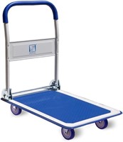 Wellmax Push Cart Dolly Blue