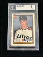 1991 Topps Traded Jeff Bagwell Rookie RC #4T BGS 8