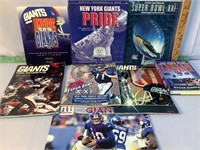 NY Giants large lot history Super Bowl Yearbooks