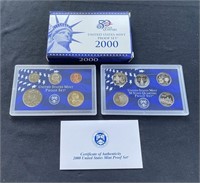 2000 Untied States Mint Proof Set