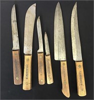 Selection of Old Hickory Kitchen Knives