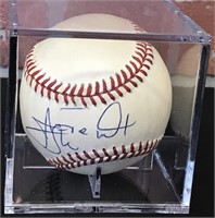 Carl Everett Autographed Baseball
