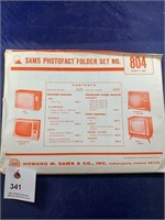 Vintage Sams Photofact Folder No 804 Console TVs