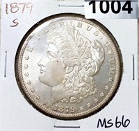 1879-S Morgan Silver Dollar SUPERB GEM BU