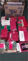 Variety of Hallmark Christmas ornaments