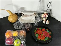 Kitchen Table Items, Fruit, Corn Holders, S&P,...
