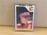 1985-86 Al MacInnis Rookie Hockey Card