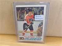 1977-78 Paul Holmgren Rookie Hockey Card