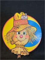 VTG 1979 Beistle Die Cut Halloween Scarecrow