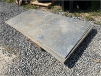 (5) PCS 4X8' Sheets Of Diamond Plate