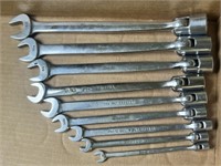 Snap-on Combination Open End Flex Socket Wrenches