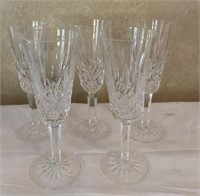 (5) Signed Waterford Fine Crystal Glasses