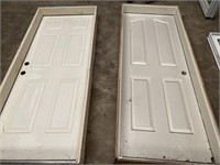 (2) Exterior Panel Doors