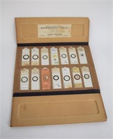 LOT OF MEDICAL MICROSCOPIC TRAYS