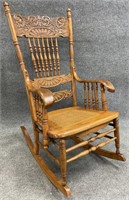 Antique Oak Rocking Chair