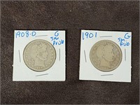 1901 & 1908 Barber Quarters