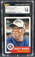 2022 Topps Dusty Baker CGC 10 Gem Living Set