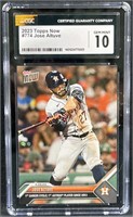 2023 Topps Now Jose Altuve 1st Cycle CGC 10