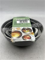 3pc Figmint Non Stick Stainless Steel Mixing B
