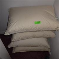 5 FEATHER PILLOWS FOR RE-TICKING