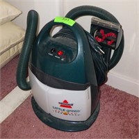 BISSELL PRO HEAT UPHOLSTERY CLEANER- TURNS ON
