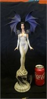Dark ivory statue/2fingers and 1 wing is