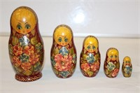 Russian Nesting Dolls signed