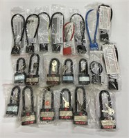 21 Qty Padlocks Ruger and Generic