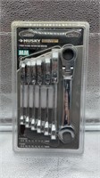 New husky 7 piece flexible ratcheting wrenches