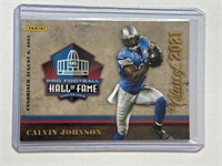 2021 Panini Hall of Fame #2 Calvin Johnson HOF!