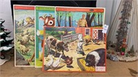 4 Vintage puzzles