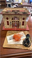 Lionel City. Automatic train control building and