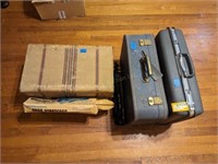 Vintage Suitcases, Tripod,