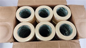 Box of (96) Rolls of Masking Tape 3/4" x 50 yrds