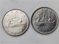 2 X 1968 CAD DOLLARS