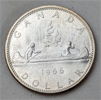 1966 CAD SILVER DOLLAR