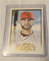 2018 Albert Pujols Topps Gallery Baseball Card