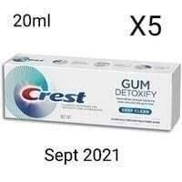 Crest Gum Detoxify 20ml Sept 2021 Qty 5