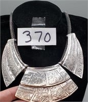 Silver Egyptian Designer Necklace