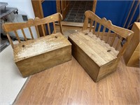 Toy box benches (Pair to go)