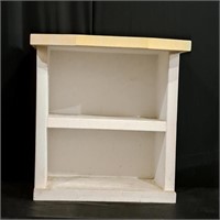 Small Book Shelf with Cross Decoration