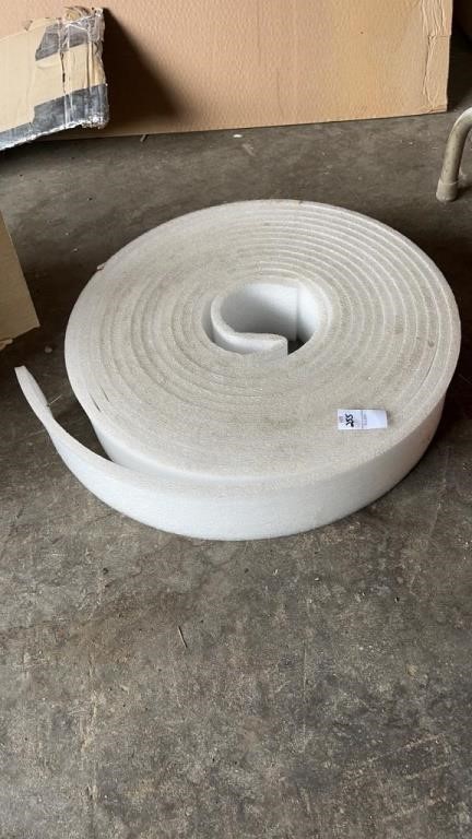 Roll of styrofoam, expansion joint roll