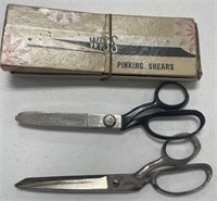 Pinking Shears and Scissors