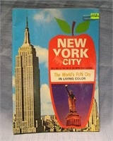 Vintage NY City color guide book