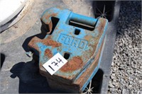 Ford suitcase weights