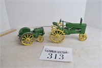 (2) 1/16 John Deere Farm Toys